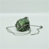 Цоизит 2-5 см, необработанный, с подвеской, Бразилия 1687